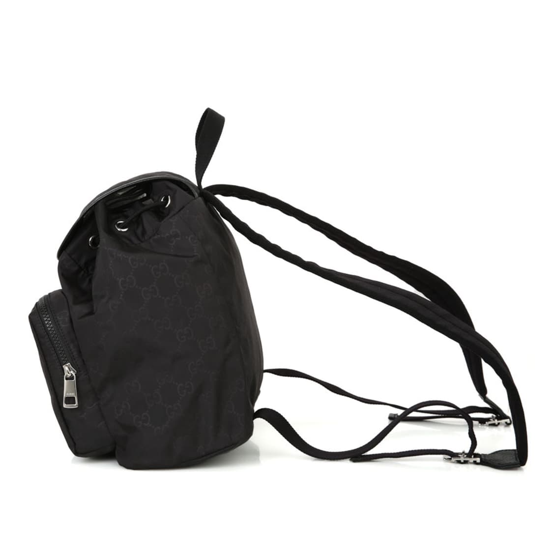 구찌 GG로고 블랙 나일론 백팩 여자백팩 510343 상품이미지4