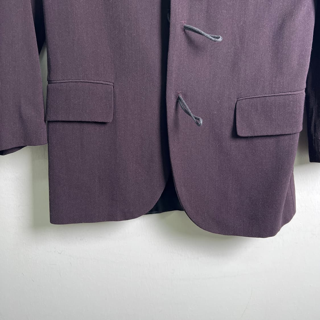 장 폴 고티에 버건디 스트링 디테일 블레이저 38 상품이미지5