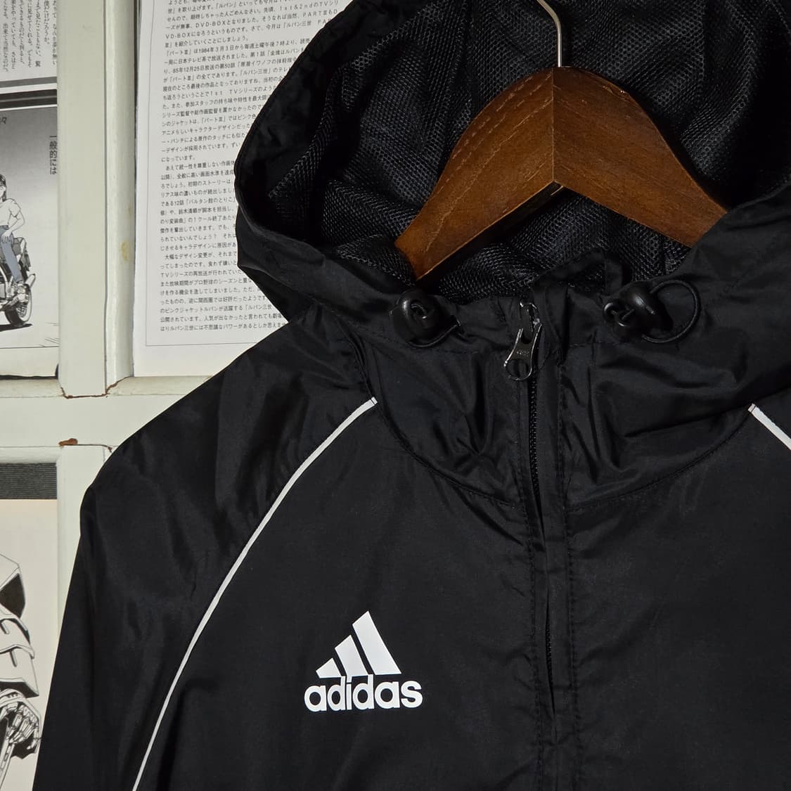 아디다스 블랙 바람막이 자켓 상품이미지2