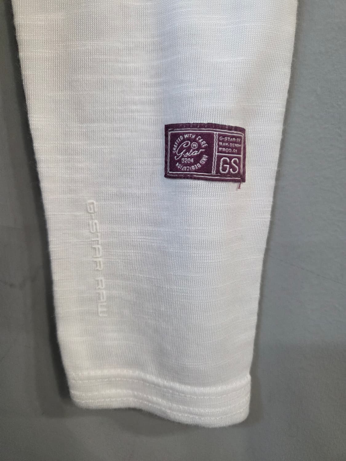 G-STAR 화이트 컷아웃 긴팔 티셔츠(S) 상품이미지3