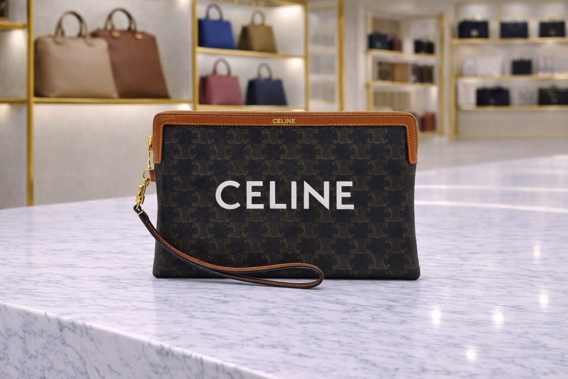 [S급] 셀린느 스트랩 파우치 탄 스몰 판매합니다!!! 상품이미지1