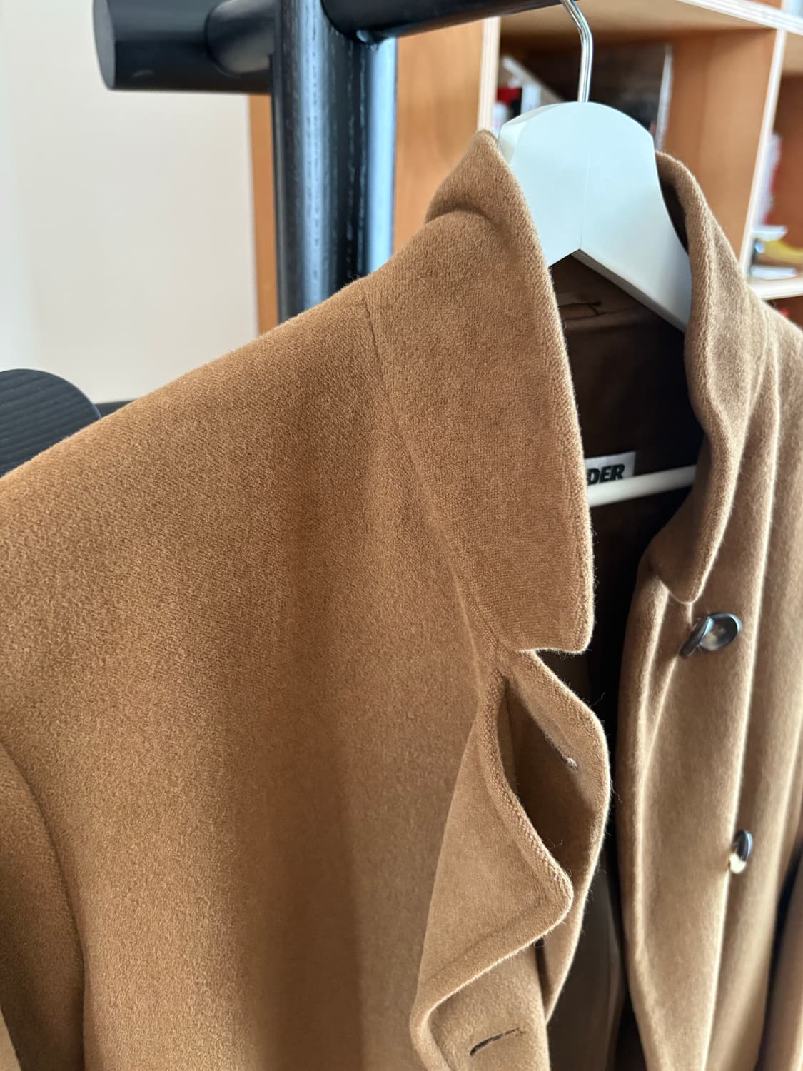 질샌더 스탠드카라 앙고라 자켓 상품이미지7