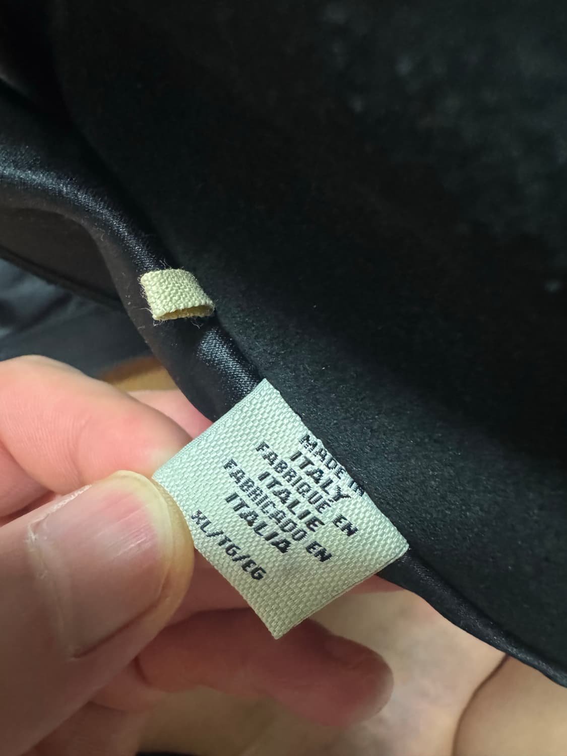 리바이스 x 데님 티어스 레더 코튼 리쓰 타입 3 자켓 블랙 (XL) 상품이미지7