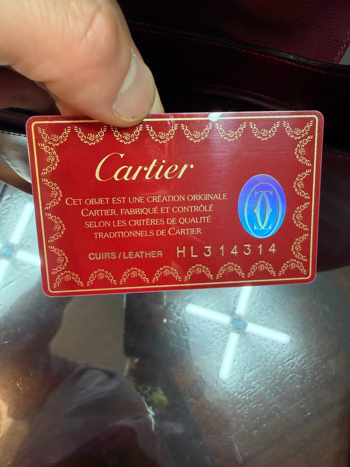 까르띠에 정품 머스트 버건디 숄더백 싸게 팝니다.!!! 상품이미지5