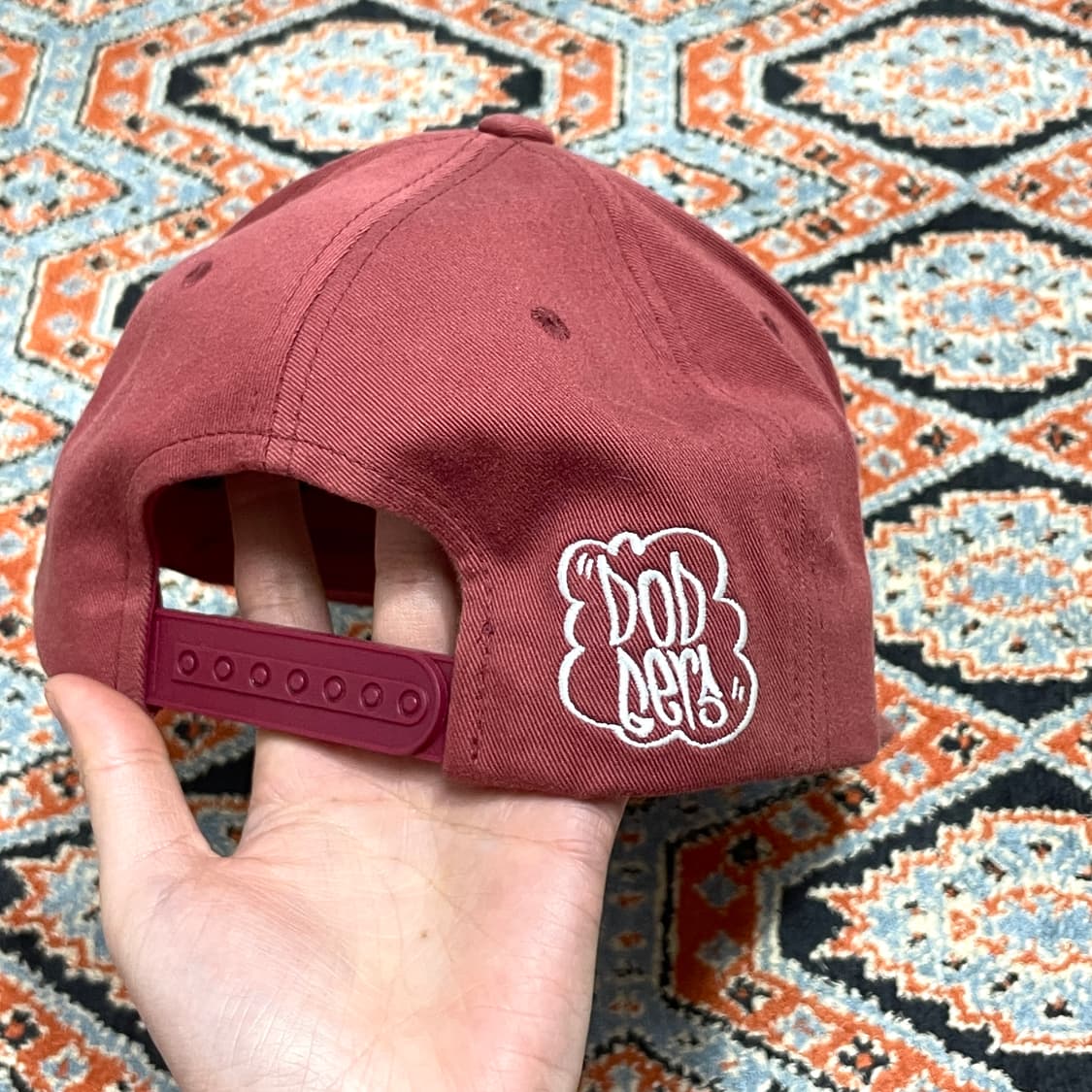  MLB LA로고 파스텔레드 스냅백 FREE 상품이미지2