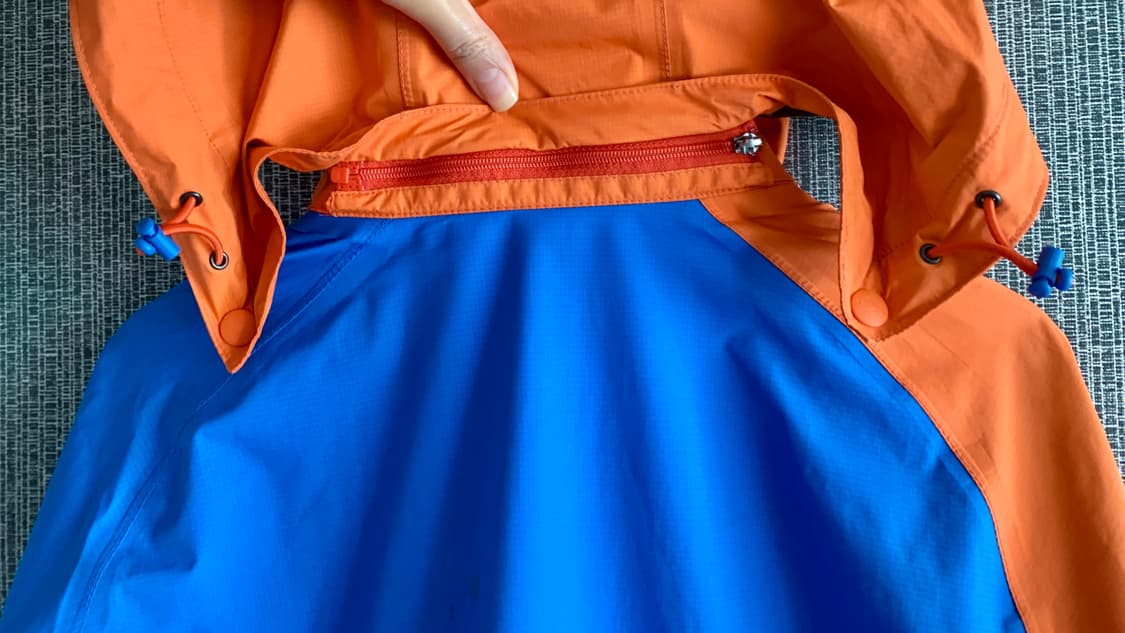 라푸마 고어텍스 자켓 오렌지 블루 윈드자켓 바람막이 방풍 방수 후드점퍼 상품이미지6