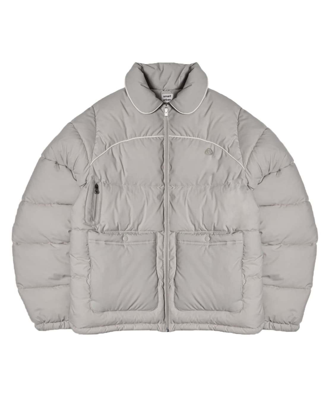 스마트어반유즈풀 코이세이오 프론트 포켓 패디드 자켓 패딩 라이트 그레이 상품이미지1