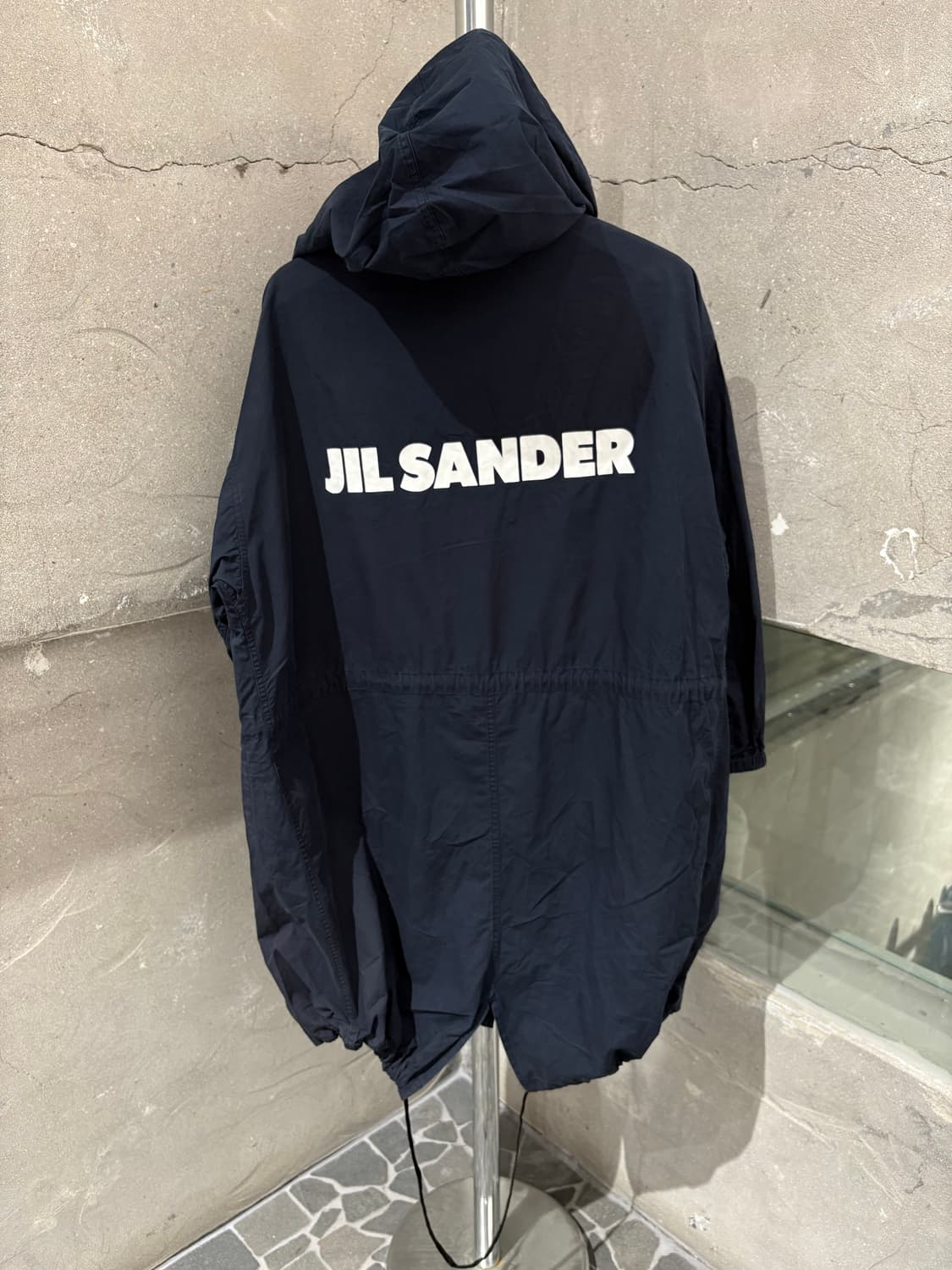 질샌더 백로고 후드 파카 상품이미지1