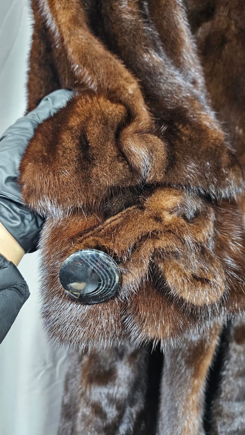 통밍크 롱코트 77 상품이미지5