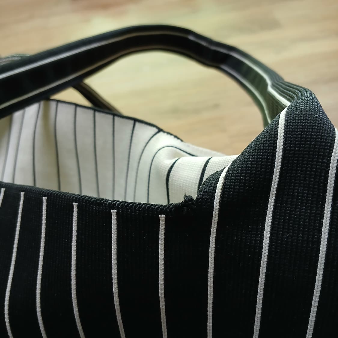 탄탄한 MLB 엠엘비 빅로고 폴리 니트 토트백 자카드 가방 상품이미지9