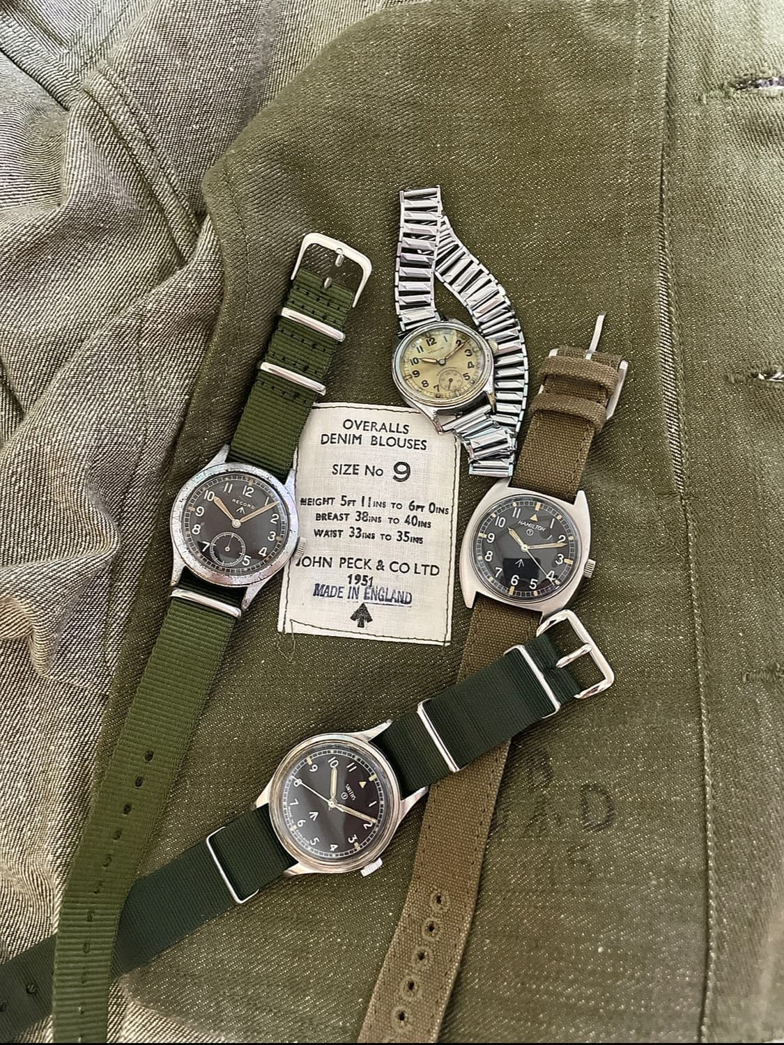 1951년 영국군 배틀 드레스 데님 자켓(105상당) 상품이미지2