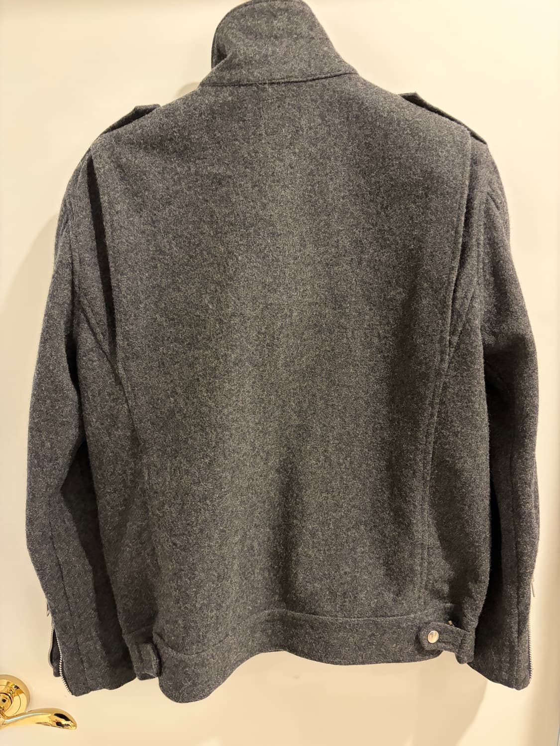 빔즈 울 라이더 자켓 그레이 상품이미지3