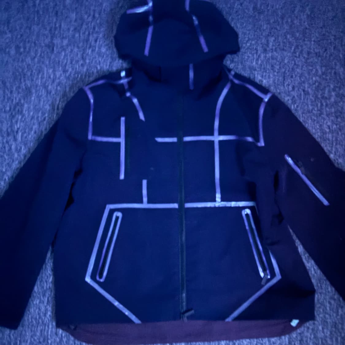 19fw 디올  Dark blue reflective strip 바람막이 상품이미지5