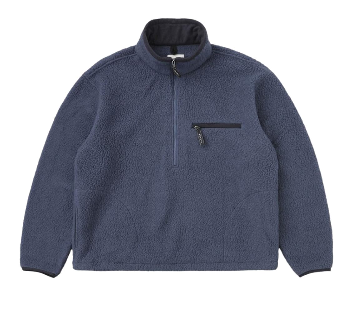카키스 / 쉐르파 하프 집 풀오버 페이디드 네이비 / M 상품이미지1