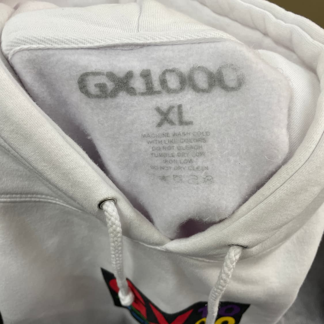 [XL] GX1000 후디 후드 화이트 엑스라지 스케이트보드 스케이터 상품이미지3