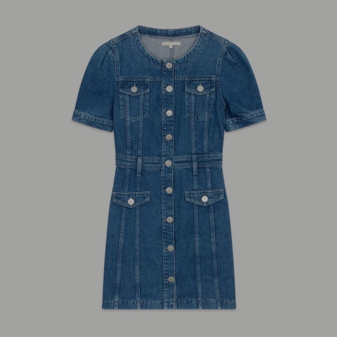 마쥬 엘비라 퍼프 소매 데님 미니 원피스 2 사이즈 상품이미지2