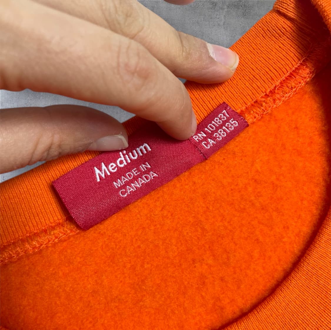 슈프림 Supreme 오렌지 샌프란시스코 스몰 박스 크루넥 맨투맨 M 상품이미지3