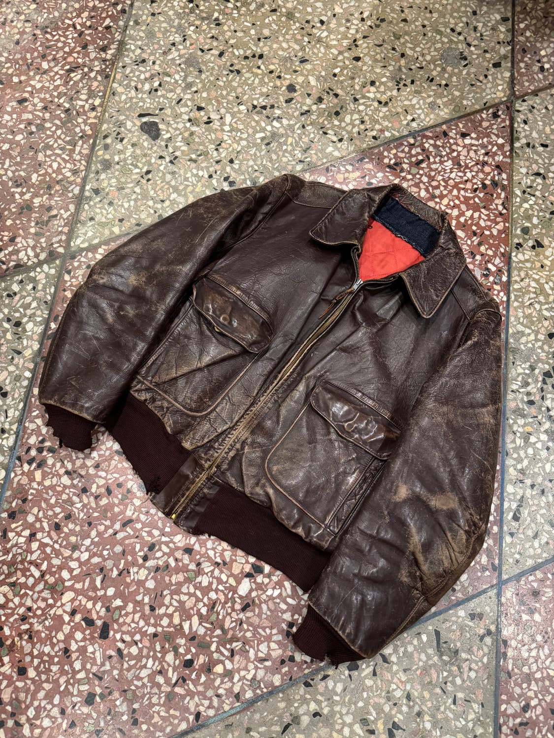 50s Hercules 호스하이드 A-2 자켓 (42)ㅕ 상품이미지2