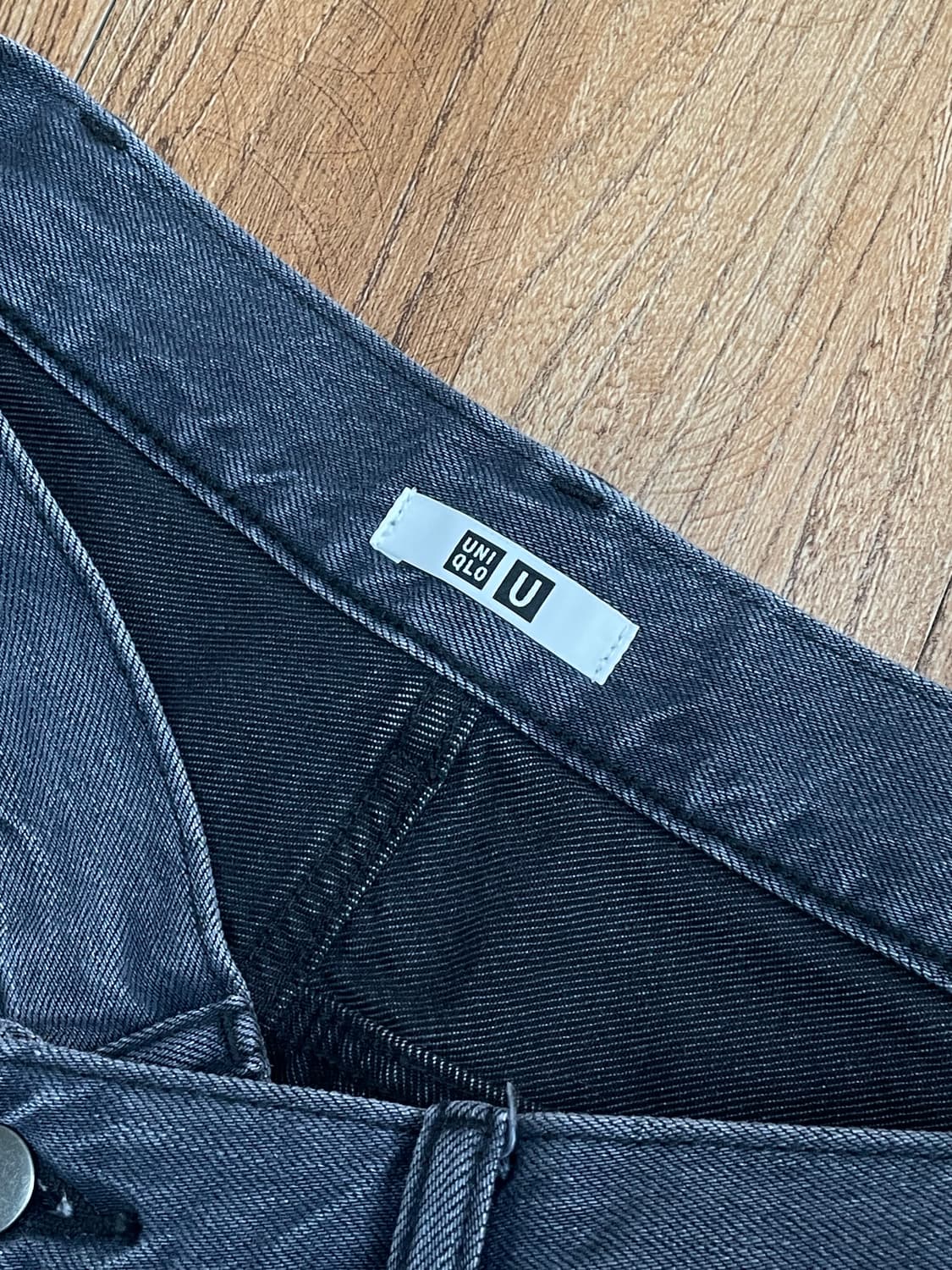 유니클로 U 와이드 테이퍼드 컬러 진 상품이미지4