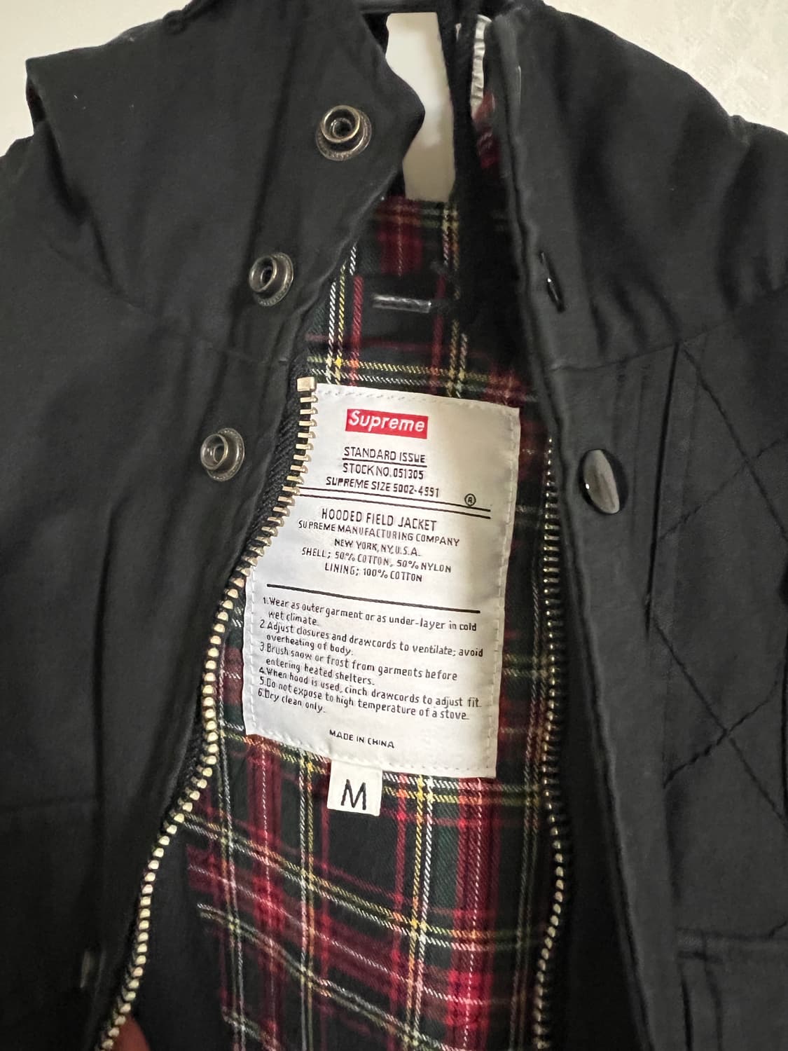 M size supreme 07AW M65 후디드 필드 자켓 상품이미지4