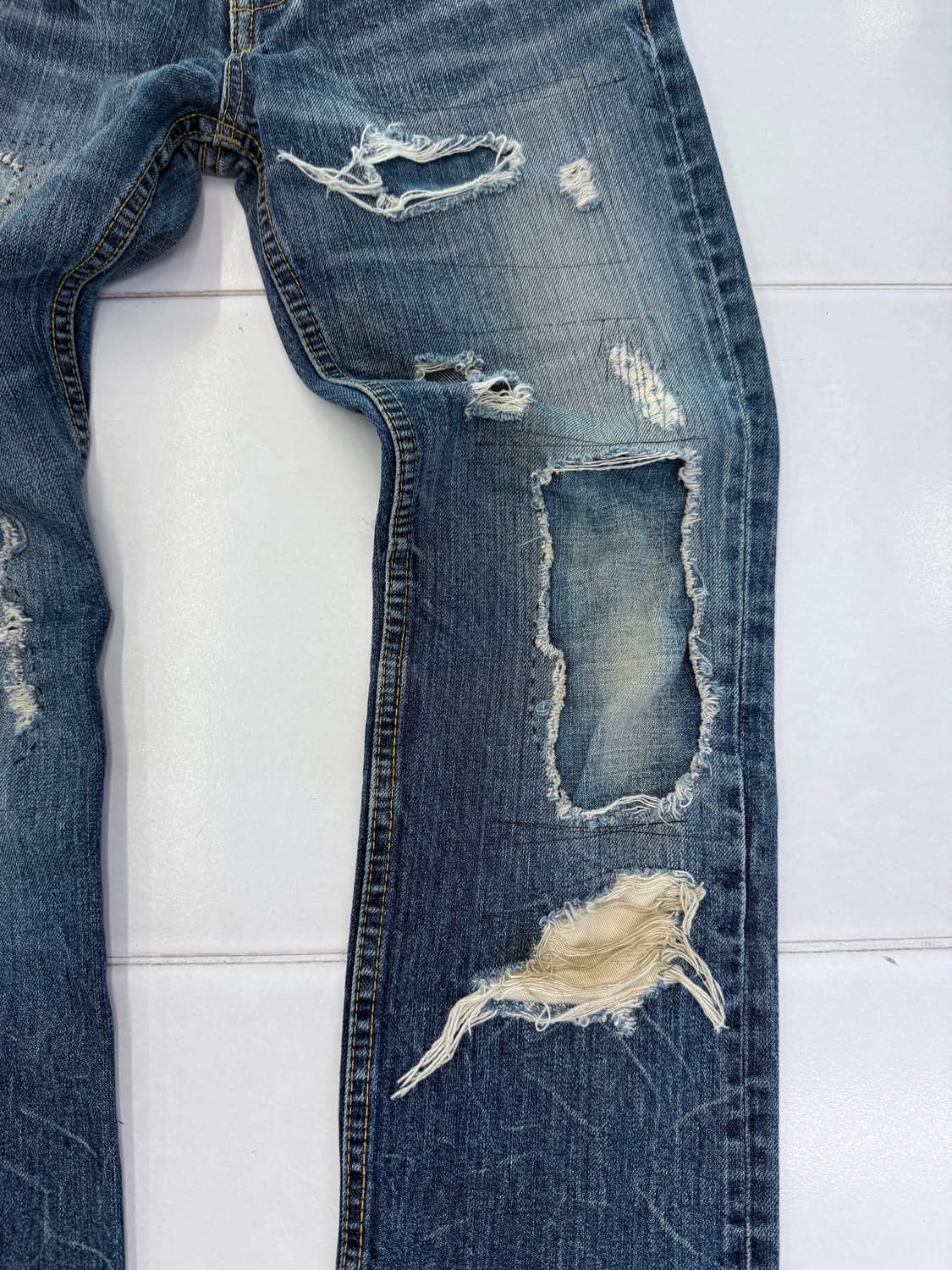 double waist jeans 상품이미지4