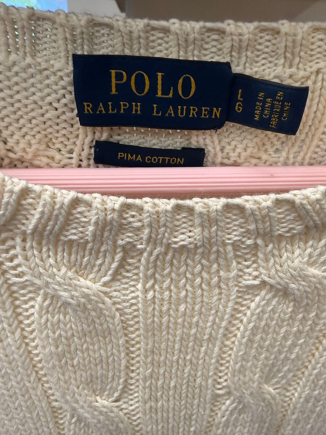 PRL 폴로 랄프로렌 꽈배기 니트 상품이미지5