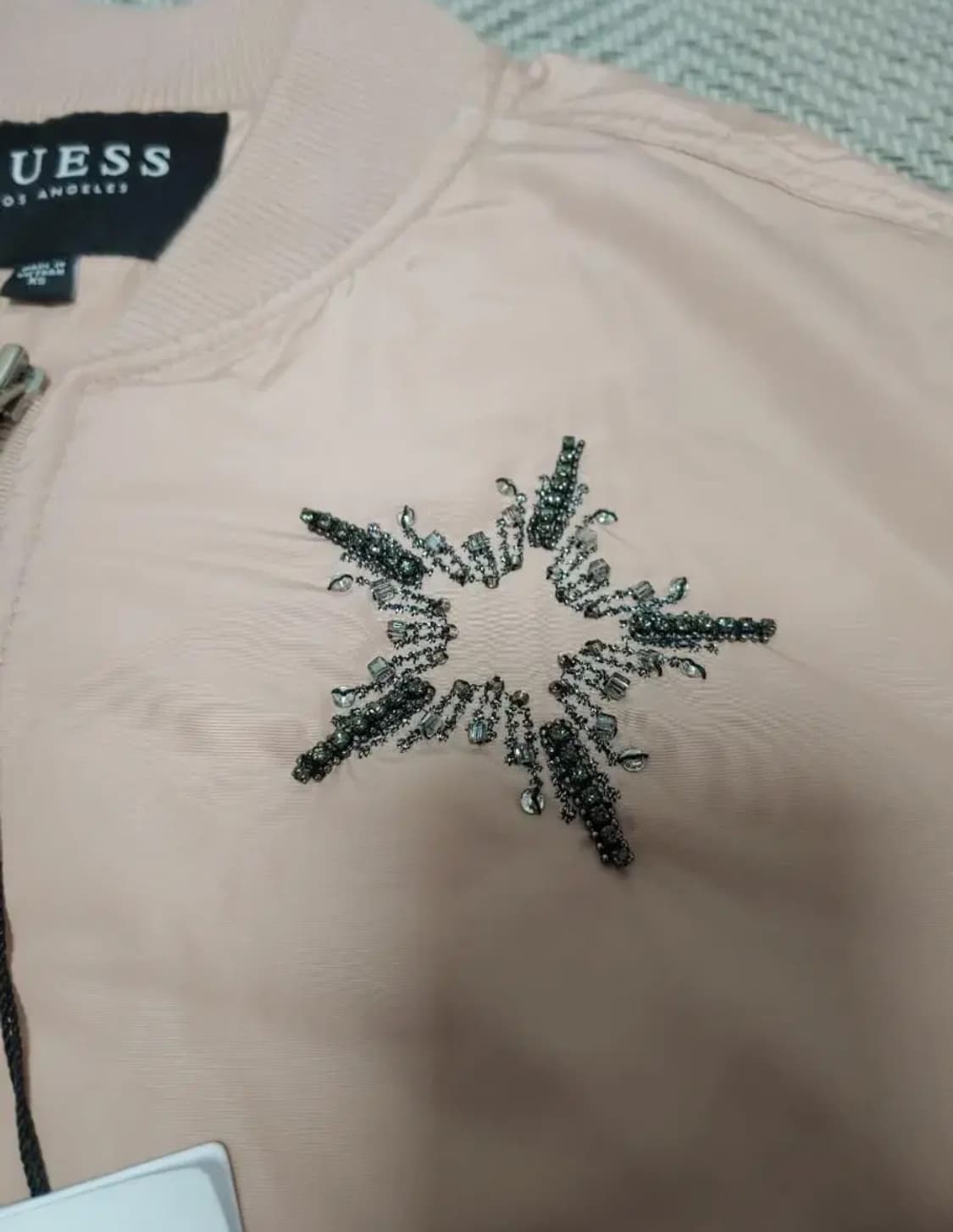 게스 여성 비딩스타 패딩 봄버 / 블루종 / (55) 상품이미지6