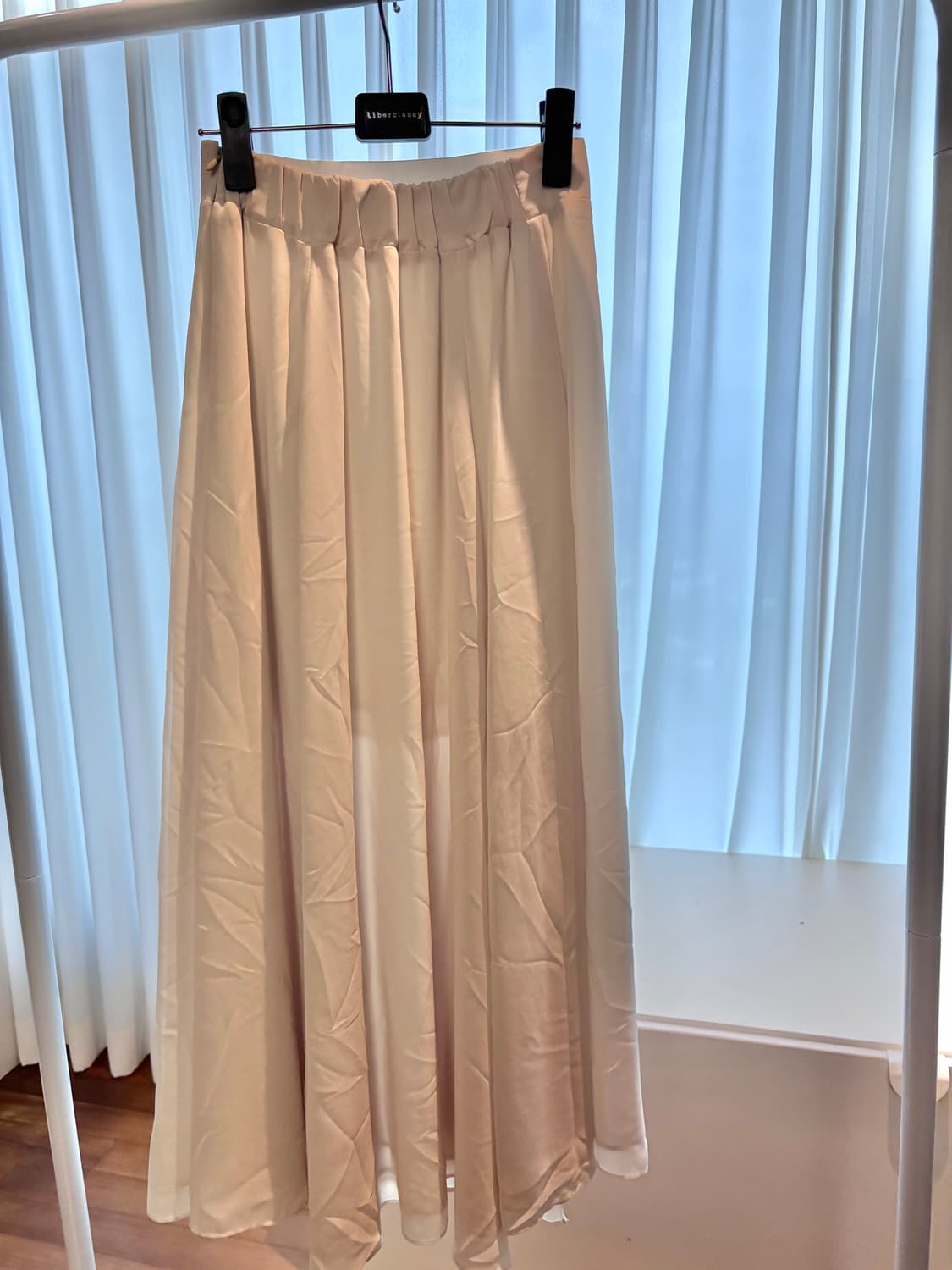 아이보리 롱스커트 상품이미지2