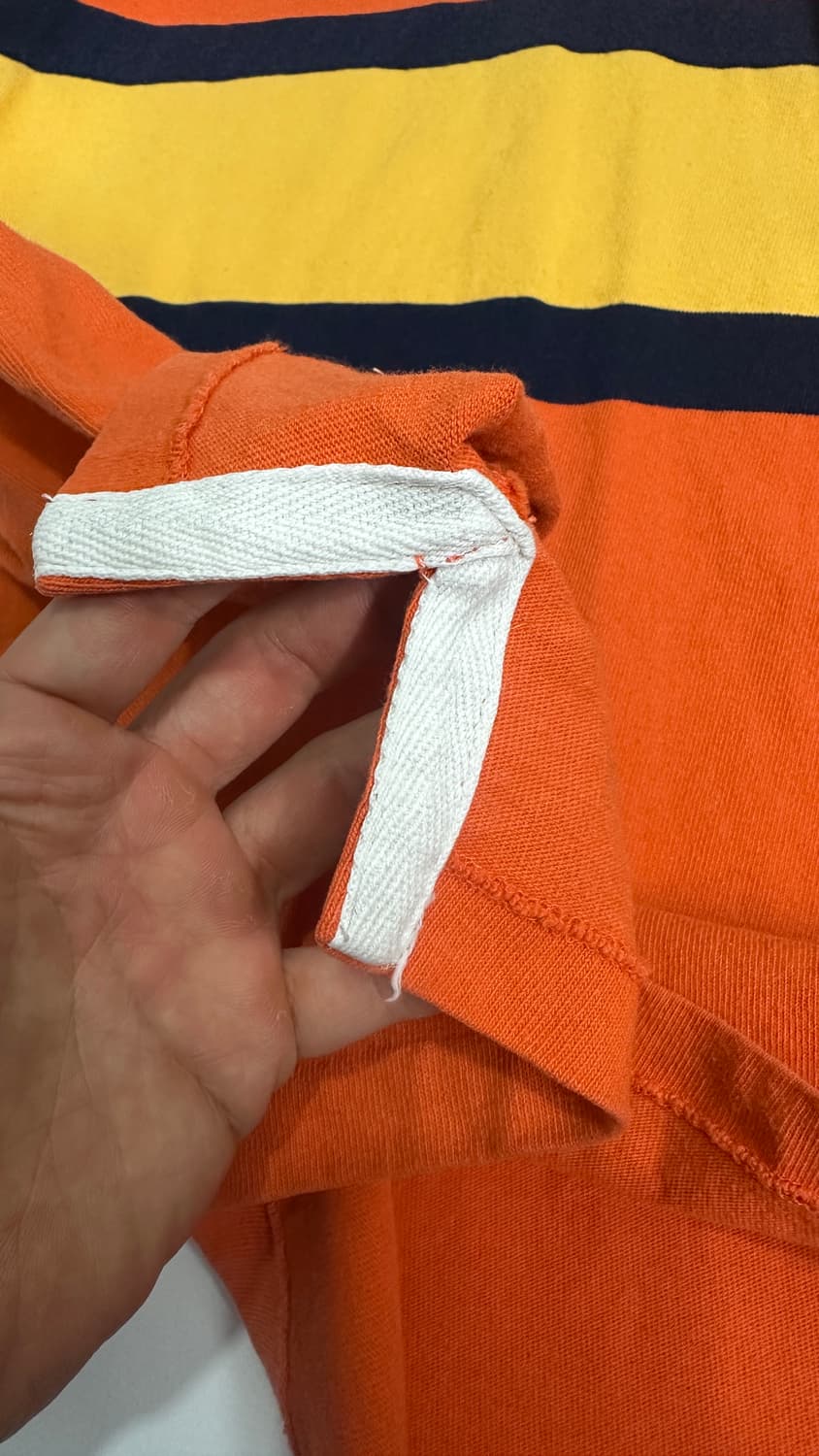 L 폴로 오렌지 럭비티셔츠  상품이미지4