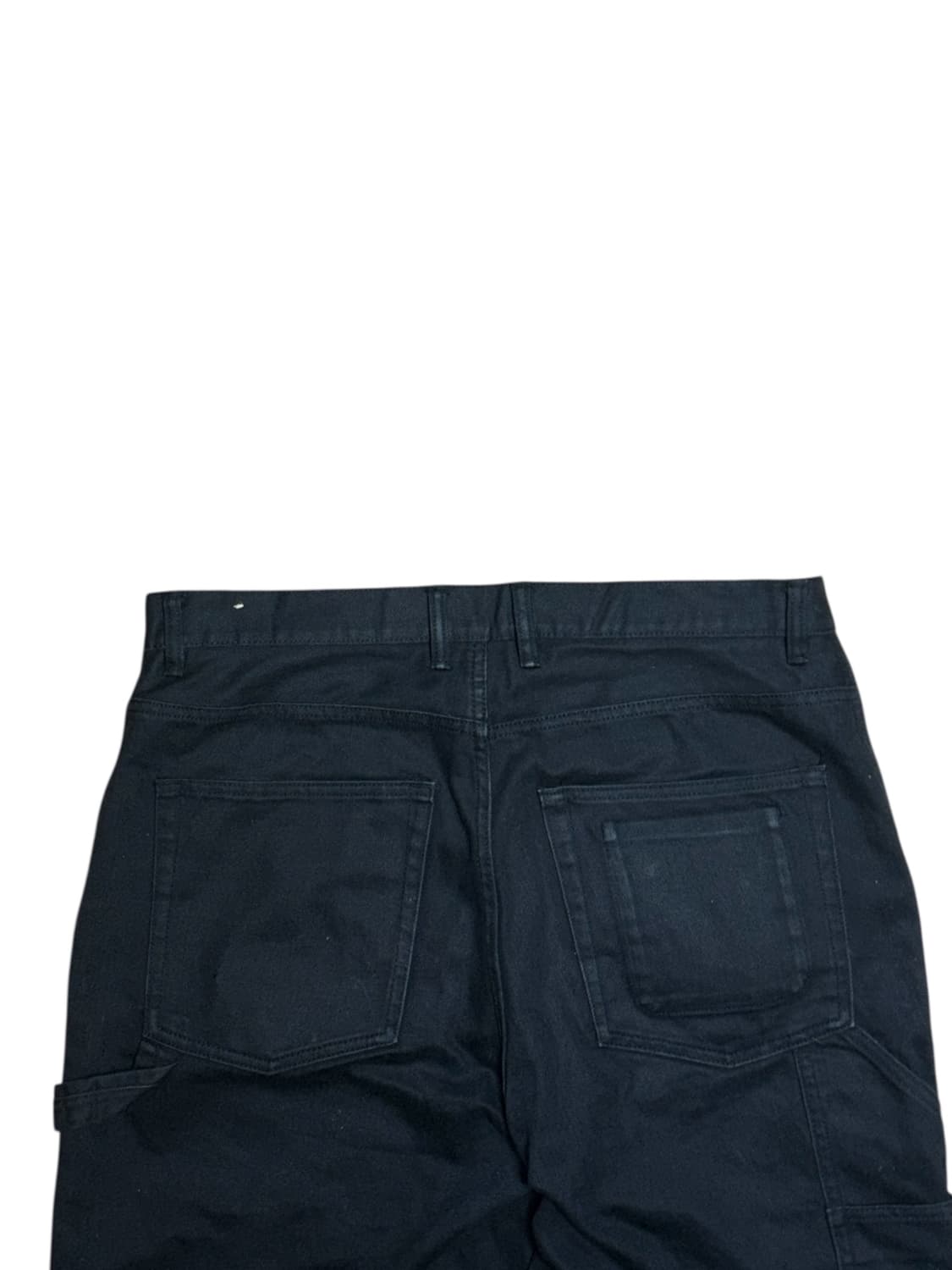 자라 블랙 더블니 카펜터 워크팬츠 상품이미지7