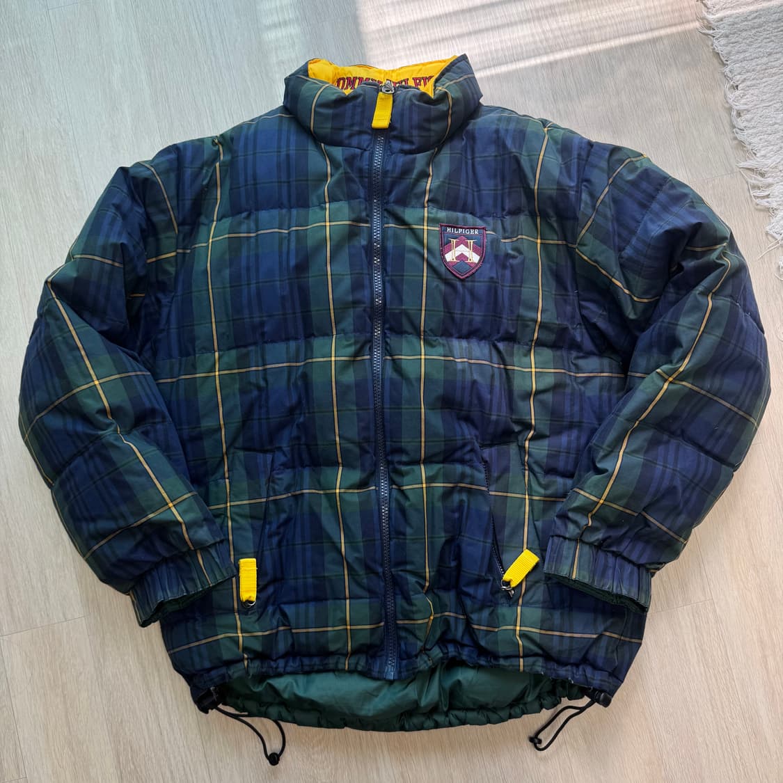 90s 타미힐피거 올드스쿨 리버시블 패딩 XL 상품이미지3