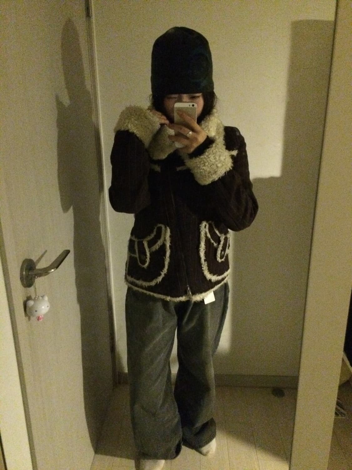 일본 빈티지 무스탕 퍼 자켓 상품이미지2