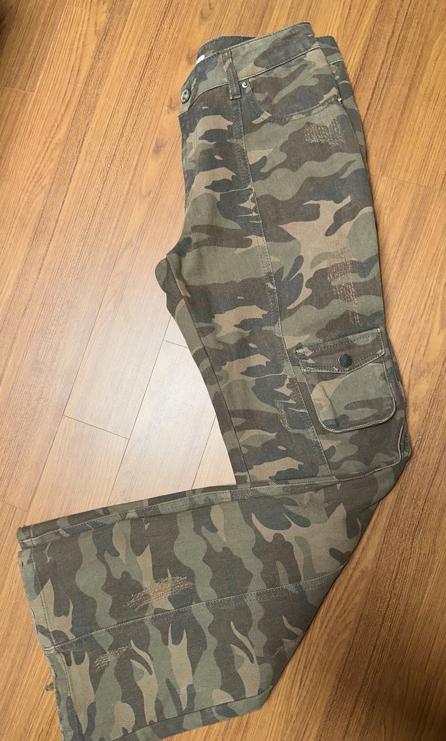 1JINNSTUDIO 카모 부츠컷 팬츠s  상품이미지2
