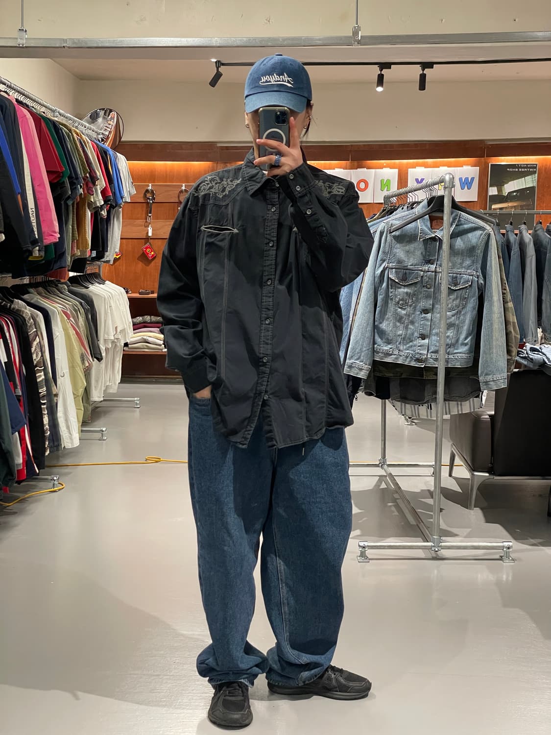 빈티지 웨스턴 셔츠    상품이미지4