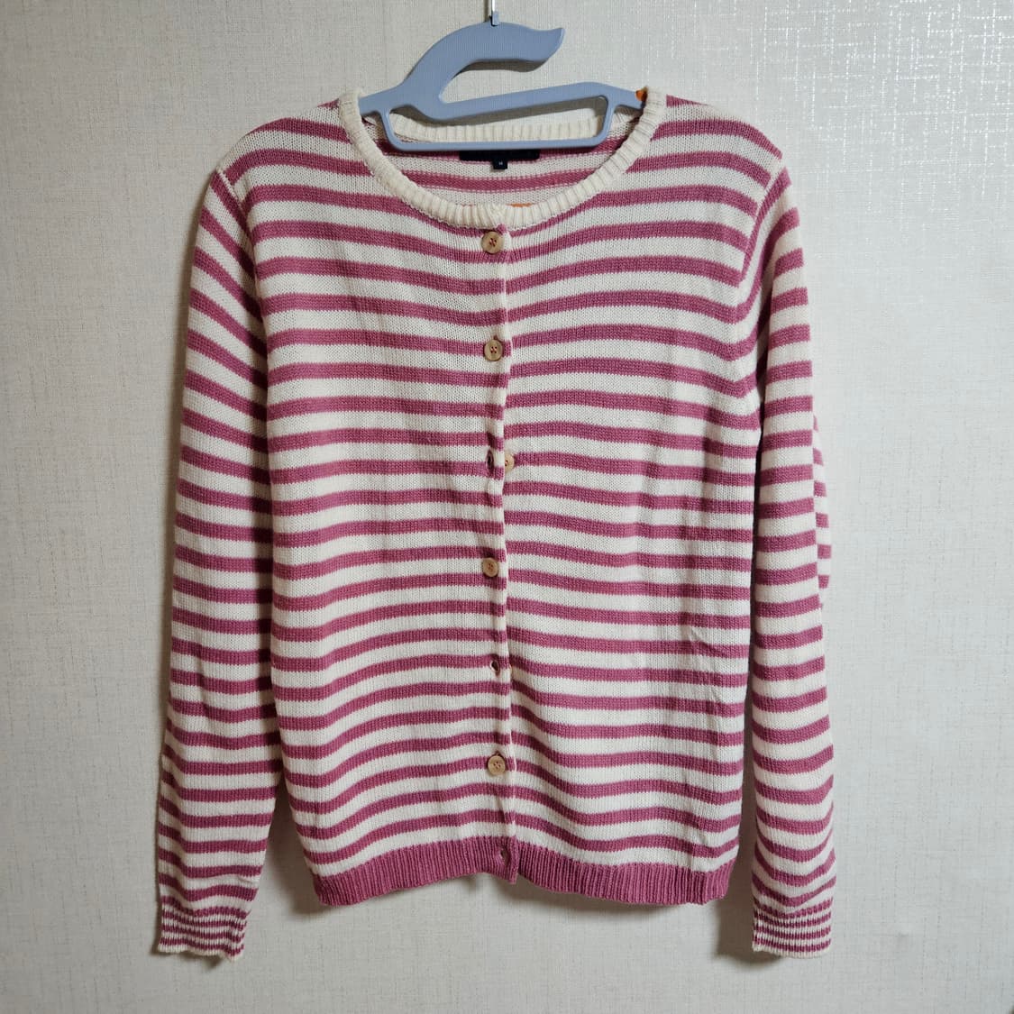 빈티지 핑크스트라이프 가디건 괴짜룩 상품이미지1