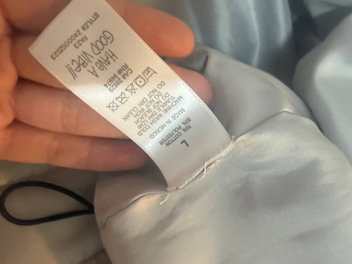 스투시 그레이 경량패딩 상품이미지2