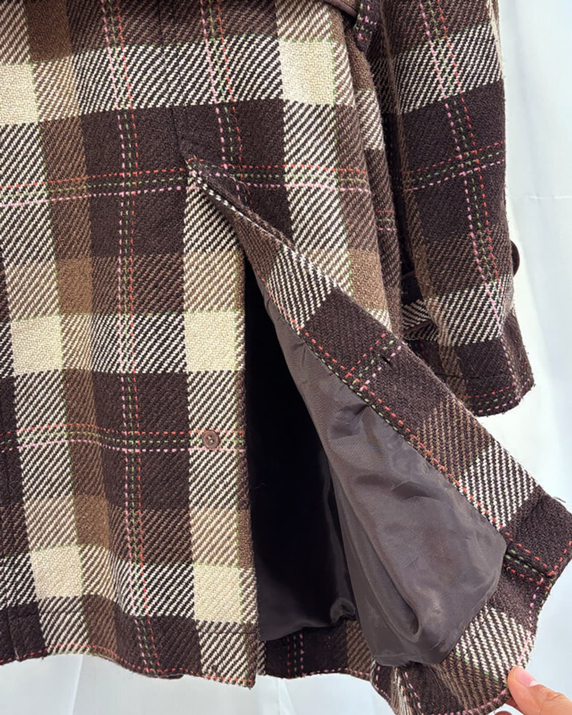 ag plus vintage nerd check duffle coat 상품이미지9
