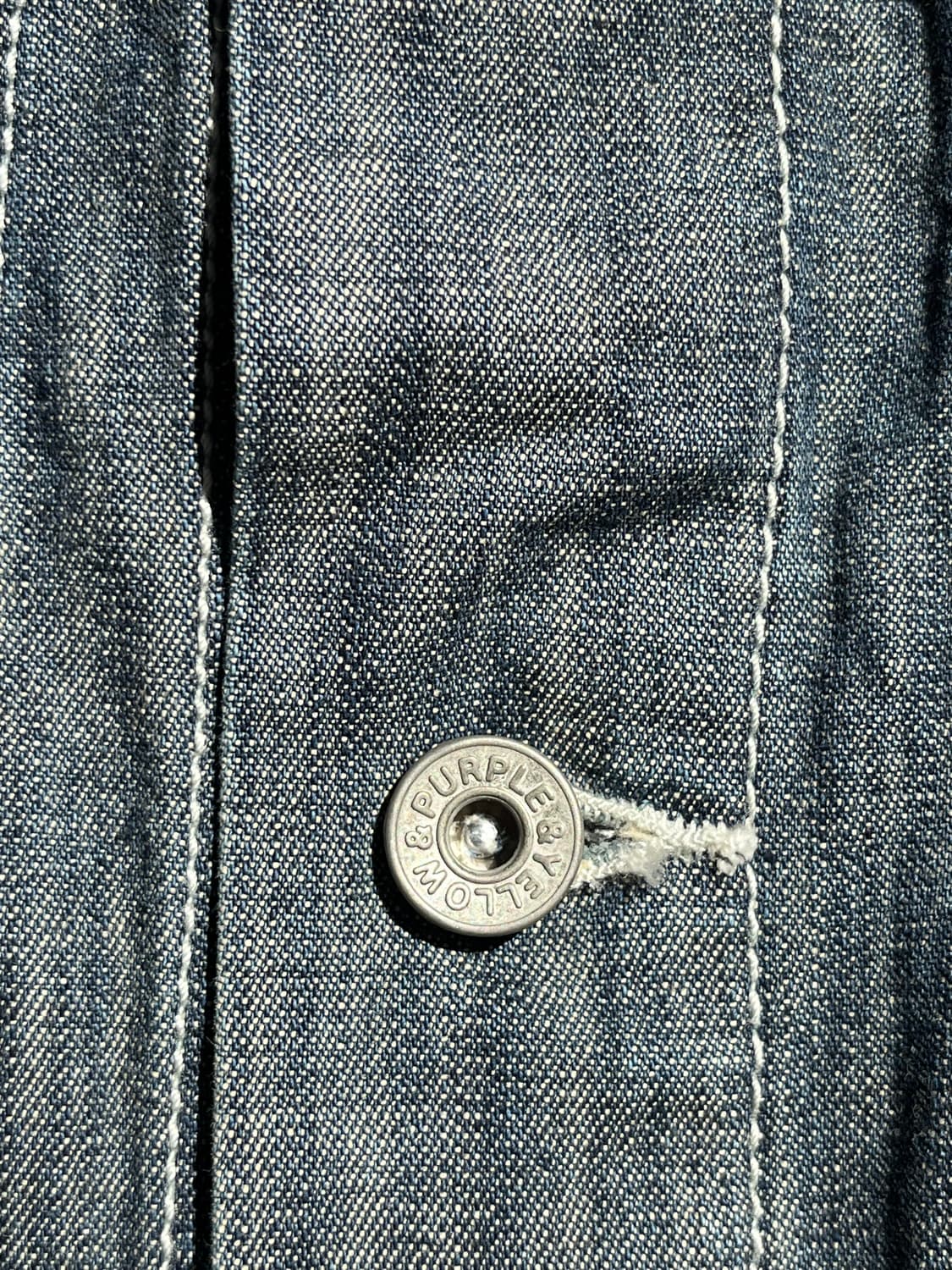 Purple&Yellow 데님 라이트 자켓 M 상품이미지8