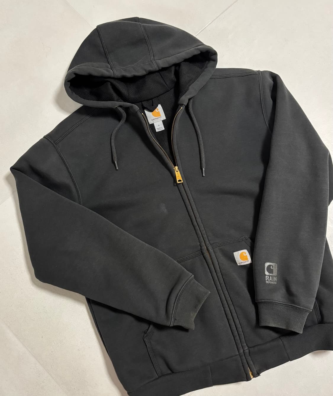 칼하트 후드집업 차콜 상품이미지1