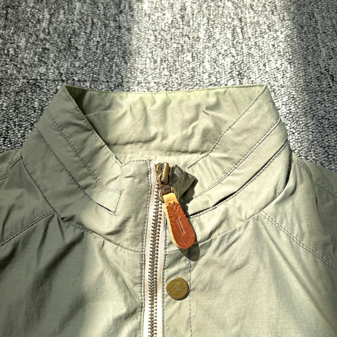 Jeep 카키 패치 로고 빈티지 자켓 상품이미지6