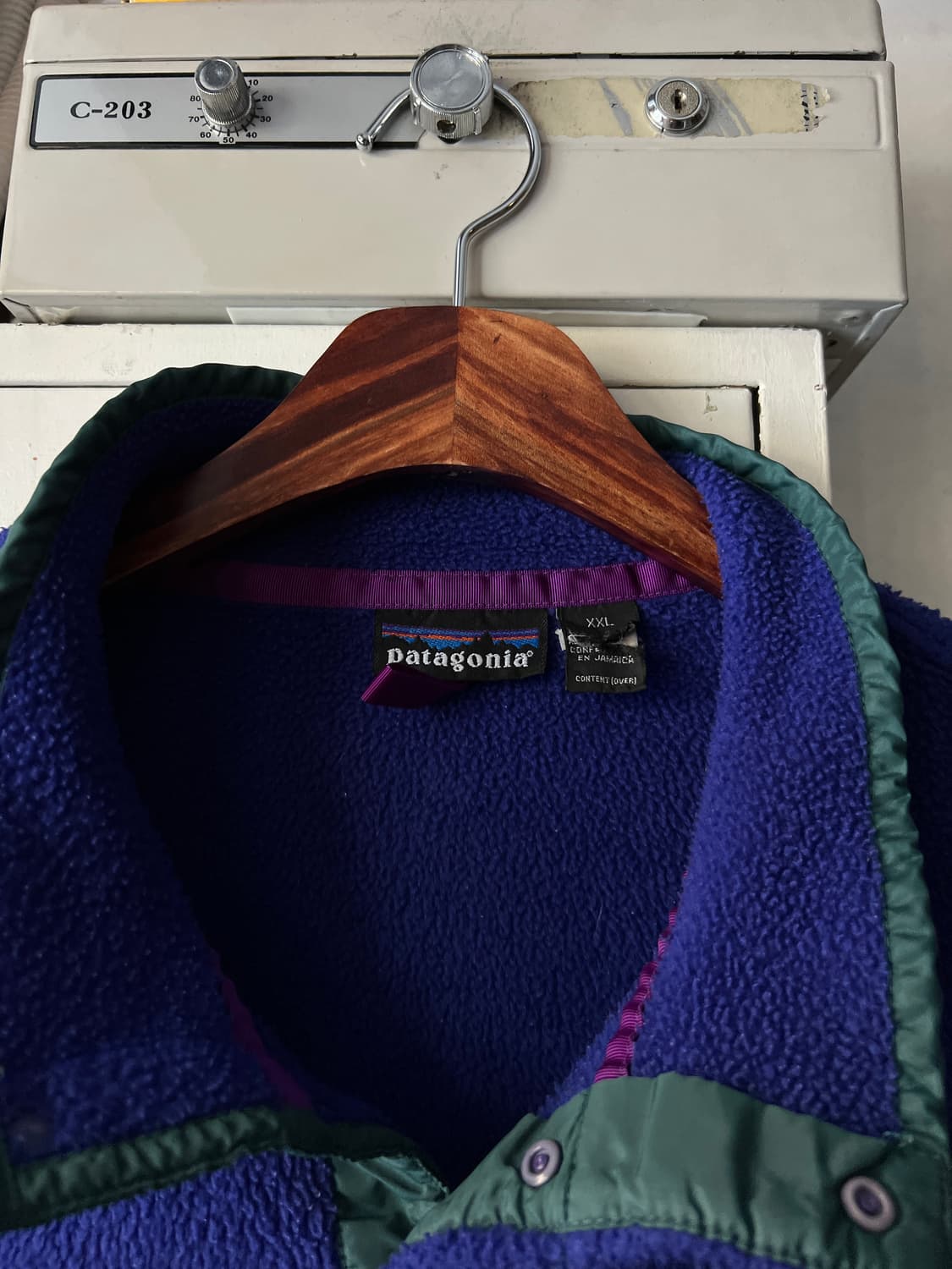 [2XL]00's 파타고니아 신칠라 퍼플 아노락 플리스 상품이미지2