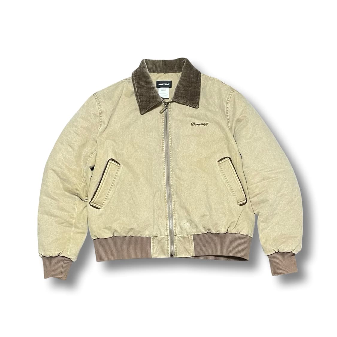 [XS] DONOTTAG 빈티지 봄버 워크 자켓 오버핏 상품이미지1