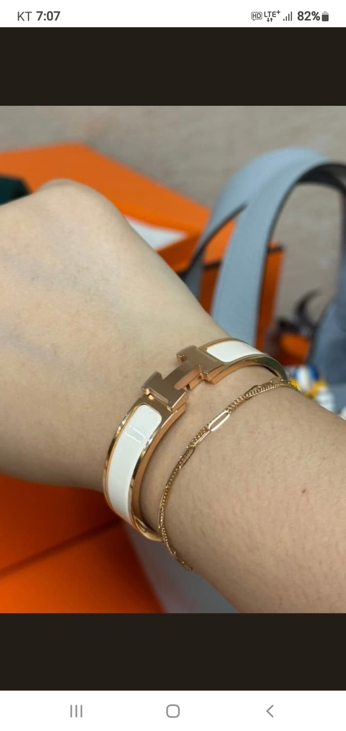 에르메스 클릭아슈pm 팔찌 정품S급(감정O) 상품이미지1