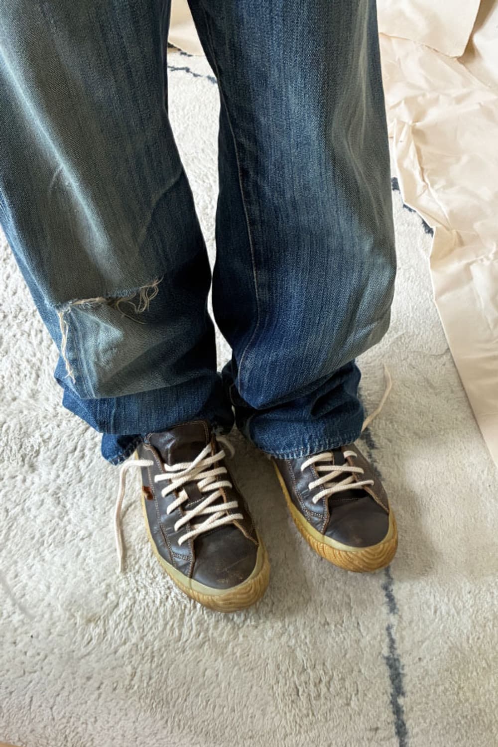 SPINGLE MOVE Kangaroo Leather Sneakers 상품이미지2
