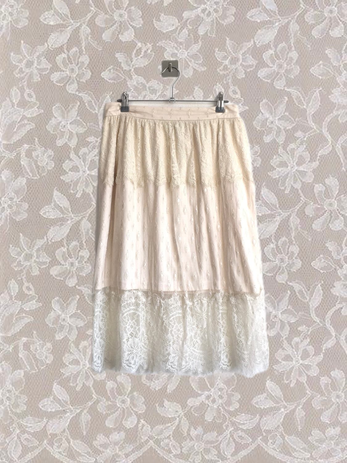 -jpn vintage ballerina lace midi skirt 상품이미지5