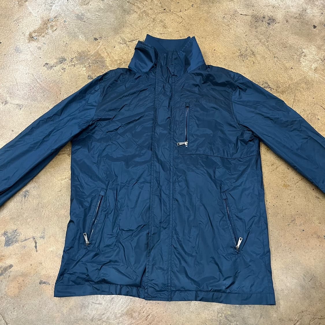 [정품/M] LBJC 네이비색 후드 바람막이 점퍼 b15 상품이미지3