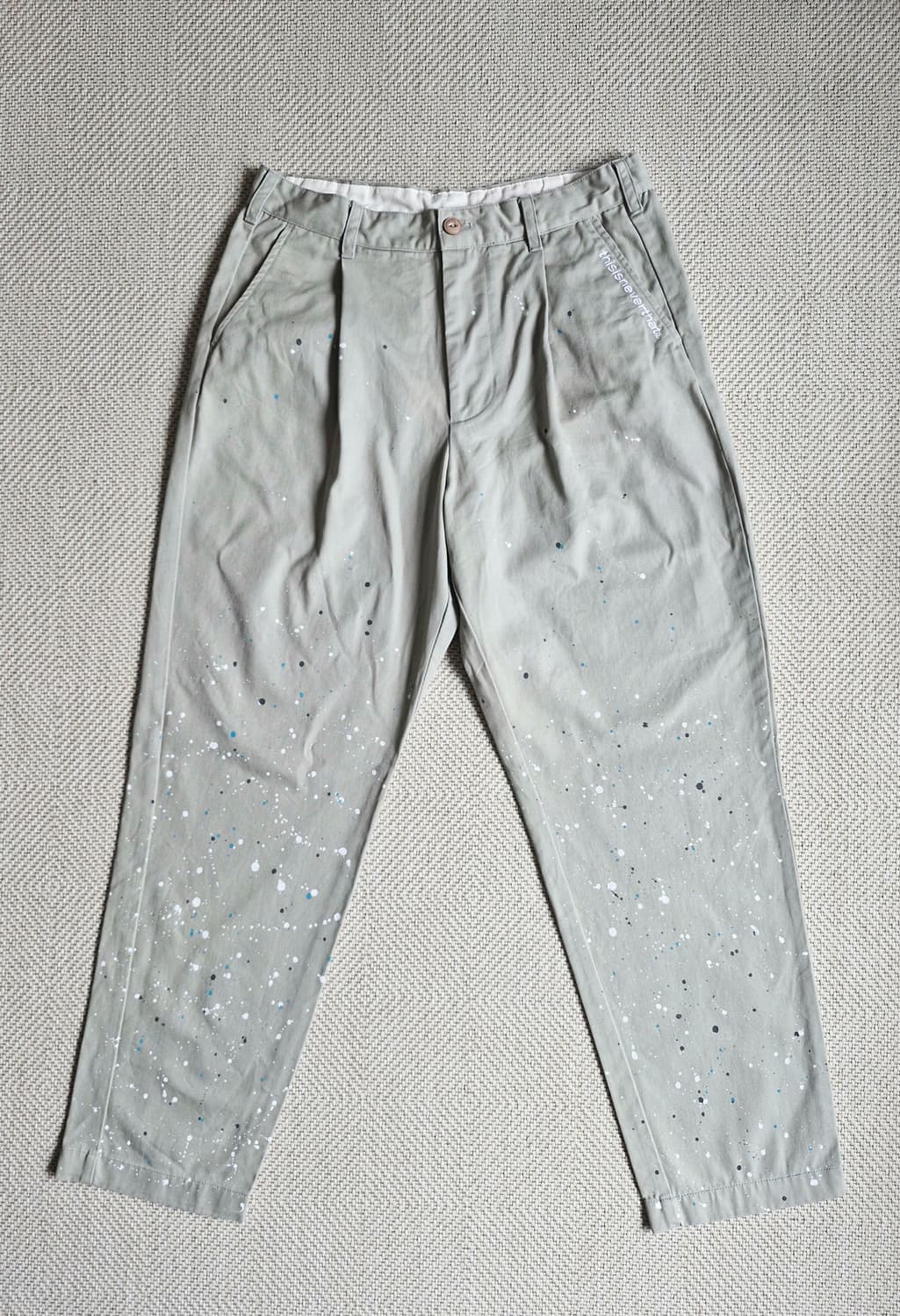 디스이즈네버댓 크레이지 워크팬츠 페인트 M  상품이미지4