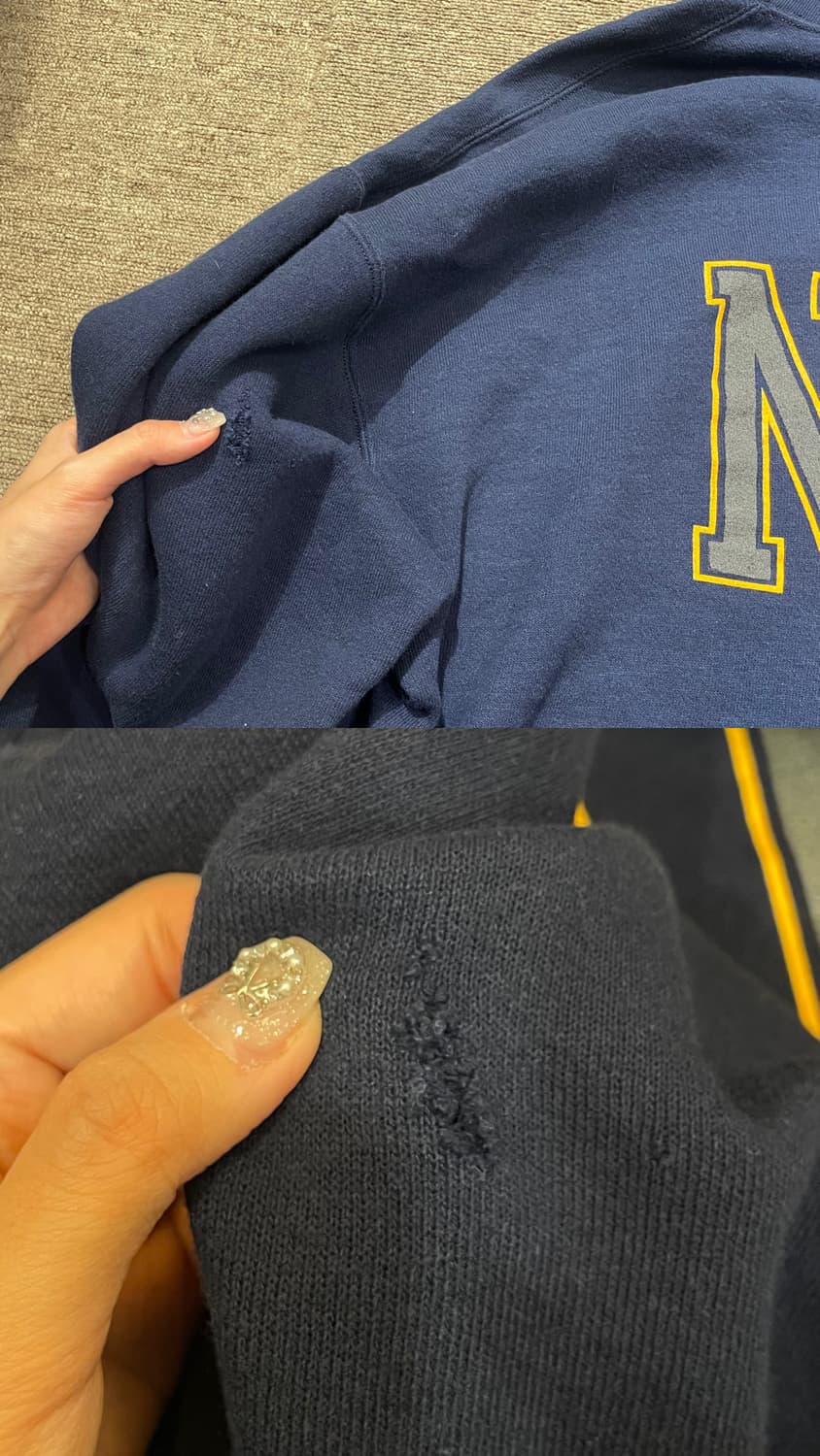 (2XL) USA Soffe NAVY 밀리터리 미해군 후드티  상품이미지8