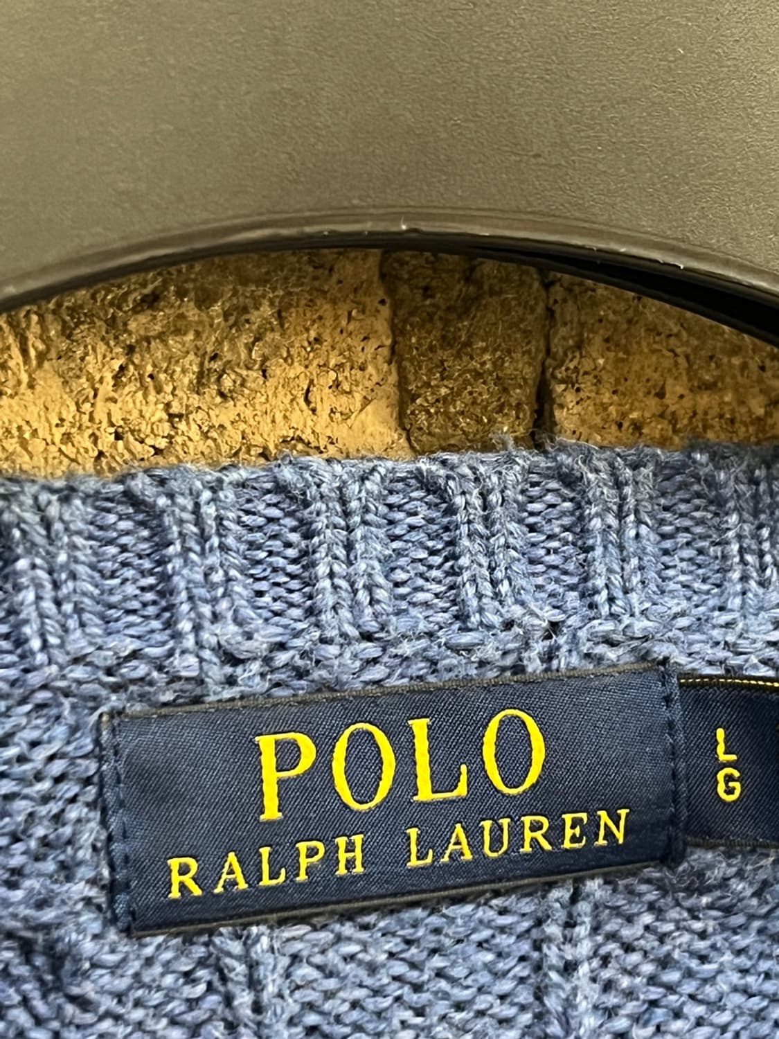 폴로 랄프 로렌 블루 케이블 니트 상품이미지5