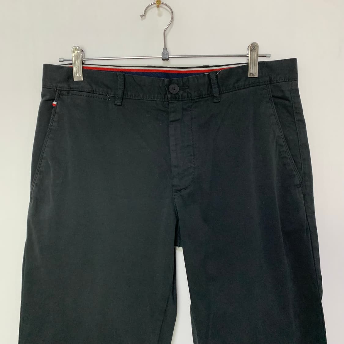 타미힐피거 빈티지 베이직 블랙 코튼 팬츠 면바지 32인치 상품이미지2